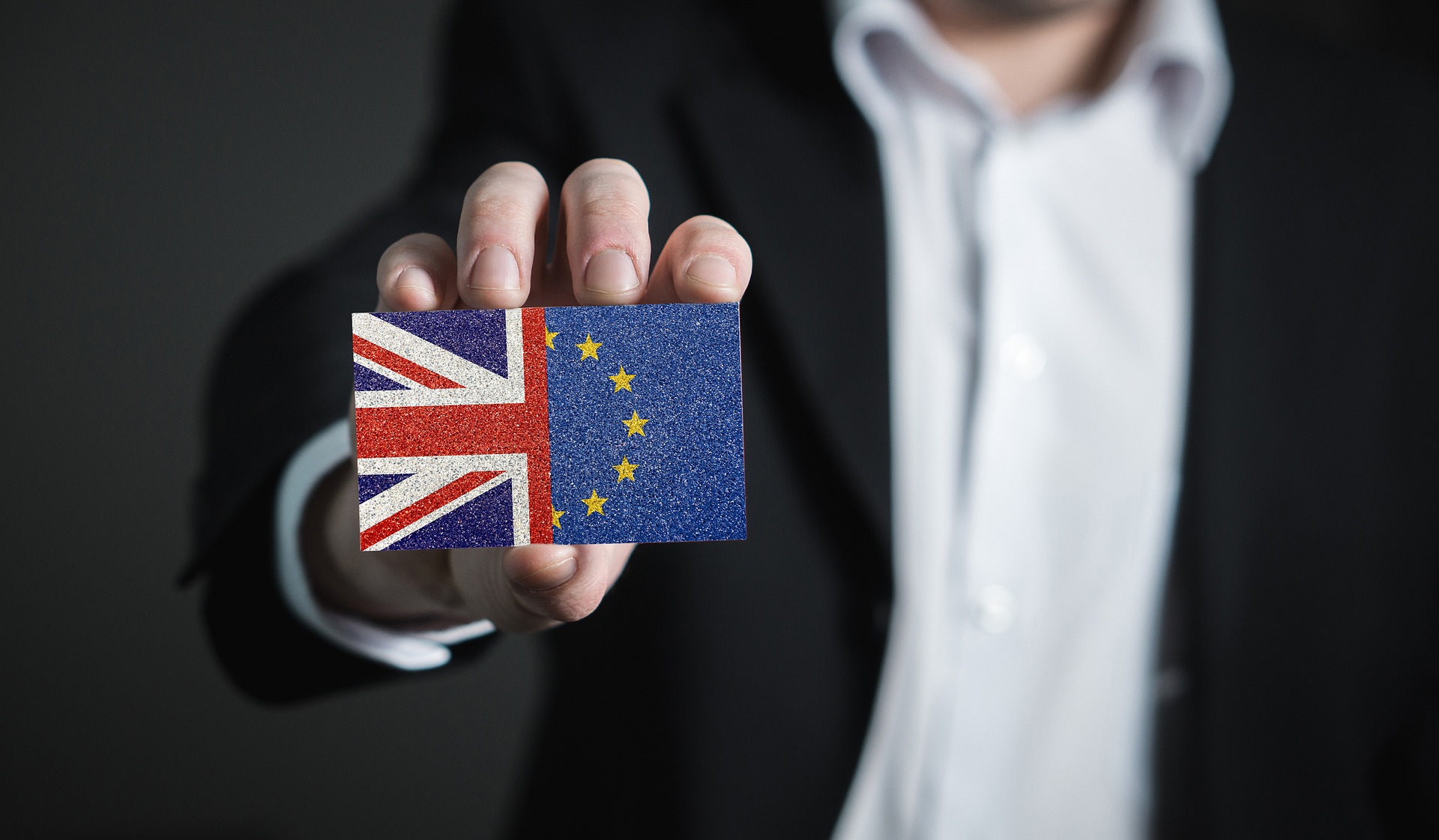 Brexit business card
