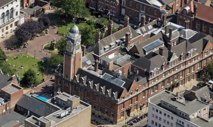 aerial-image-Leicester-town-hall