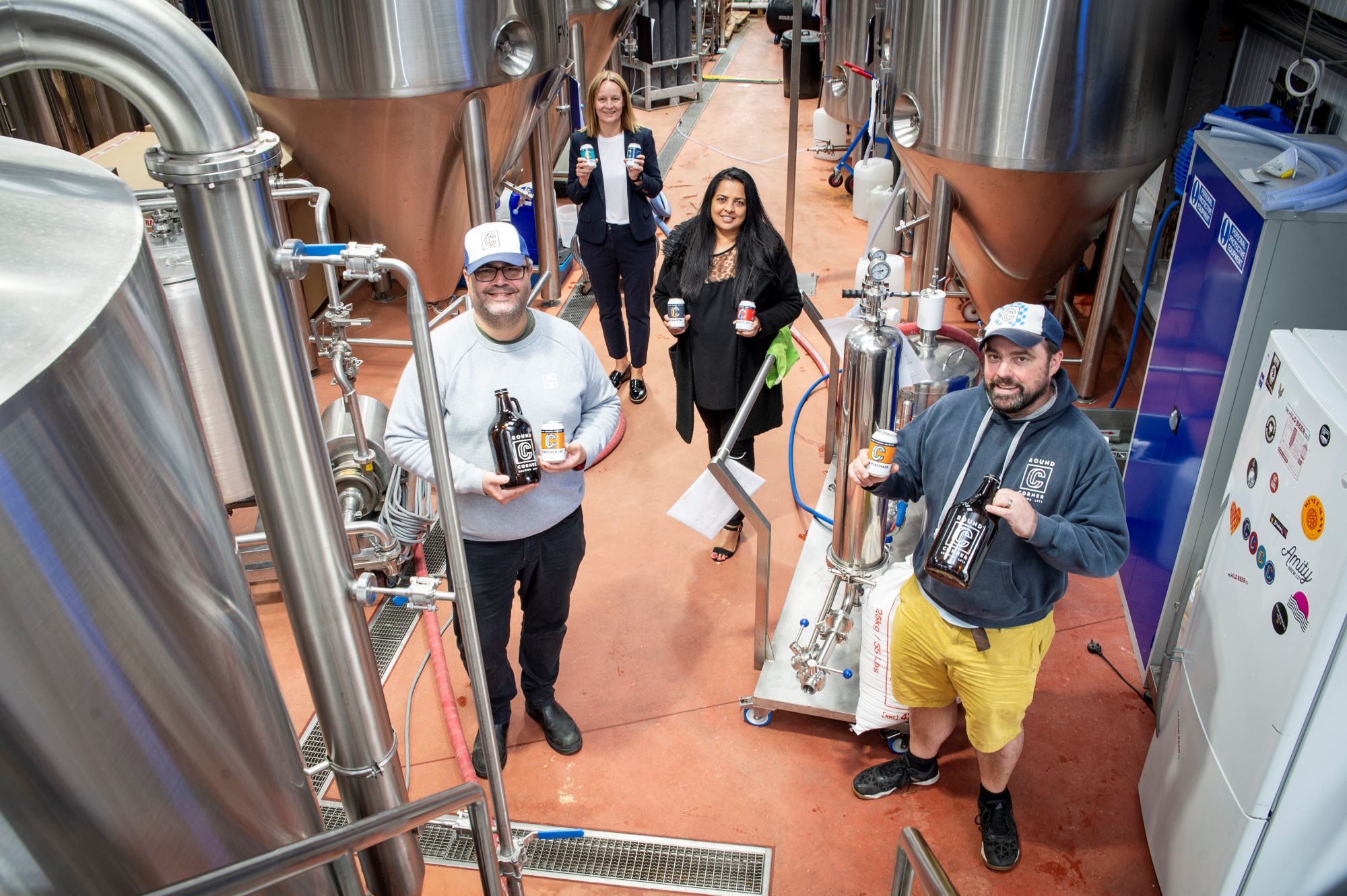 Colin-paige-Combie-Cryan-at-Round-corner- brewing-rita-ann