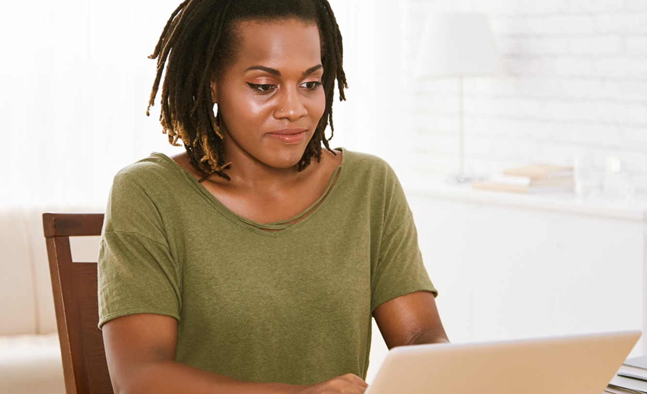 female-at-computer