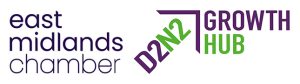 East Midlands Chamber and D2N2 logo