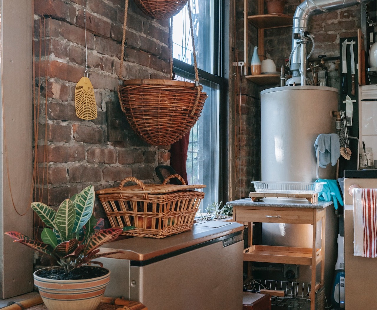 boiler in a kitchen