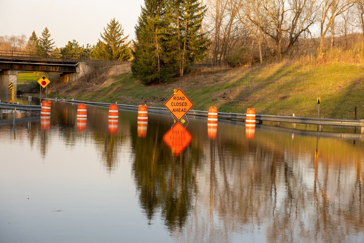 flooded street